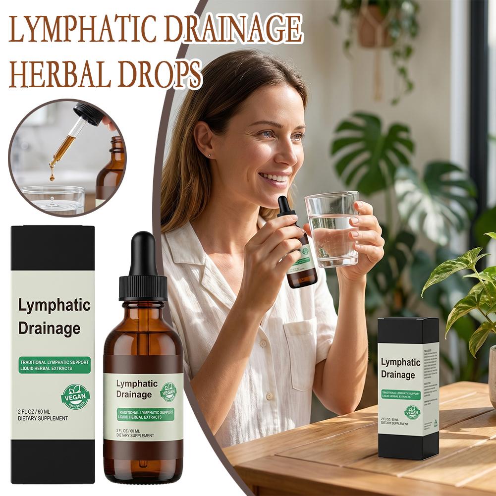 قطرات تصريف ليمفاوي طبيعية عشب - مراجعة Herbal Wellness Drops وسعره