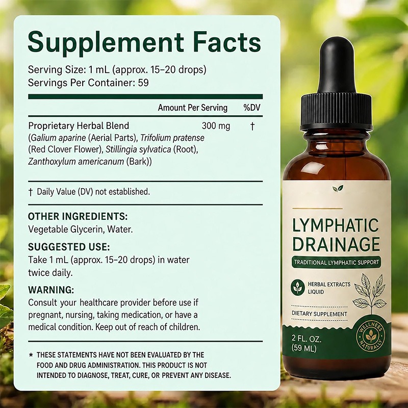 59 مل قطرات تفريغ ليمفاوي طبيع - مراجعة Herbal Wellness Drops وسعره
